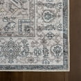 thumbnail image 5 of nuLOOM Vita SplashGuard Vintage Medallion Machine Washable Area Rug, 9' x 12', Vita Brown, 5 of 11