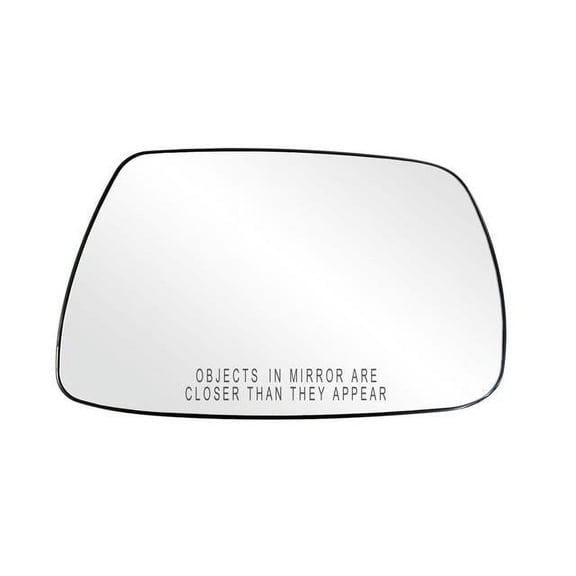 80265 - Fit System Passenger Side Non-heated Mirror Glass w/ backing plate, Jeep Grand Cherokee 05-10, 5 1/ 16" x 8 7/ 8" x 8 1/ 4"