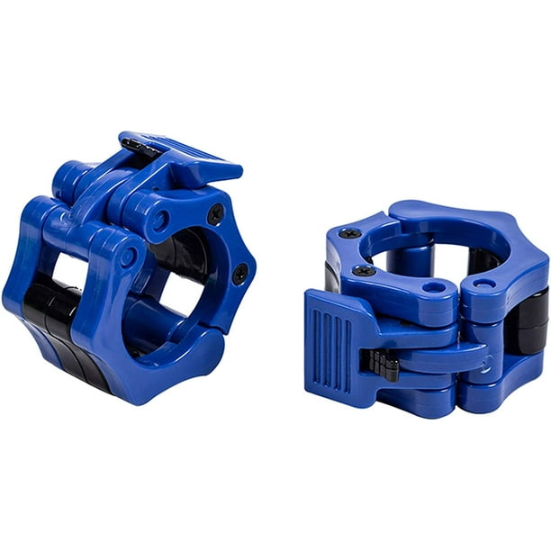 2 collares de abrazadera para barra, tamaño olímpico, 50 mm, clips de bloqueo de barra de peso de liberación rápida para levantamiento de pesas o entrenamiento de levantamiento de potencia
