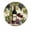 FFclock088, variant on ZXCXRQFa Grapes Wine Glass Bottle Round Wall Clock Daisy Silent Non Ticking Wooden Wall Clocks Battery Operated for Home Office School Decor,10 Inch