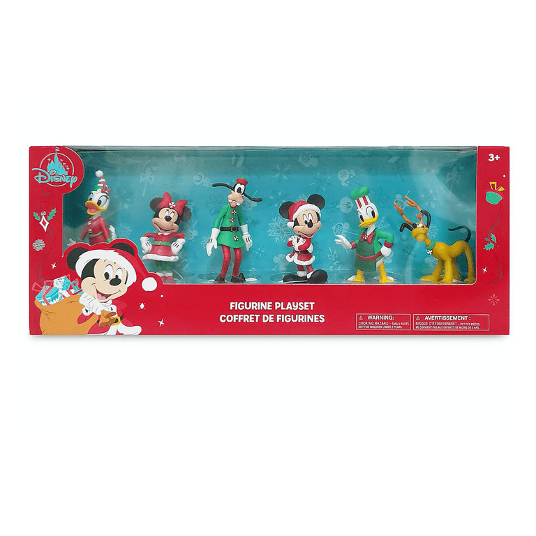 Disney ミッキー＆フレンズ クリスマスフィギュアセット Disney Mickey Mouse, Minnie, and Friends Christmas Holiday