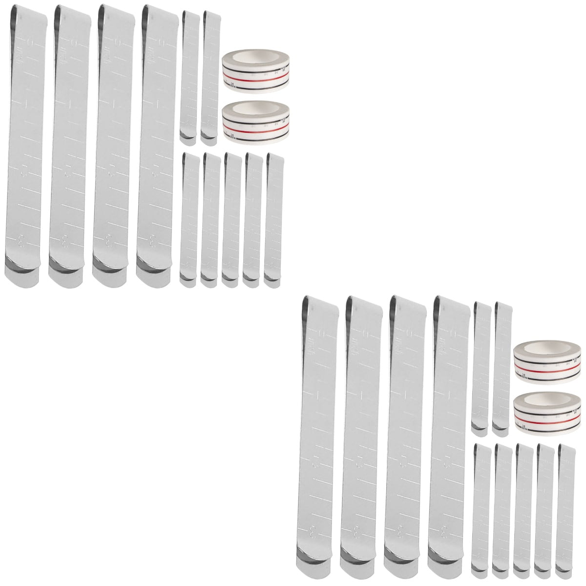 MLINS 2-Pack Knitting Clamps Hemming Clips Sewing and Quilting Clips for Handcraft Measuring and Fabric Holding