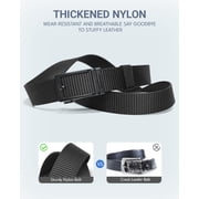 Fairwin Casual Nylon Ratchet Belts for Men, Waist 28-34