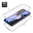 thumbnail image 4 of Allytechgroup Clear Case for Google Pixel 9A, [Built-in Screen Protector] Hard PC Shockproof Anti-Scratch Full Body Protection No Yellowing Ultra Slim Case for Google Pixel 9A, Black, 4 of 6