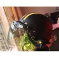 thumbnail image 2 of Universal three-snap flip-up visor lens for vintage open-face motorcycle helmets, 2 of 8