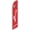 Red, variant on Cobb Promo Advertising Feather Flag 12ft for Virgin Mobile White - Replacement Flag Only Without Poleset