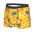 thumbnail image 2 of Kll Honeycombs Men'S Cotton Boxer Briefs Underwear-Small, 2 of 9