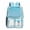 Light Blue, variant on Clear Backpack for Stadium Events, Heavy Duty Transparent Bookbag with Reinforced Strap, Large Capacity See Through Clear Bag