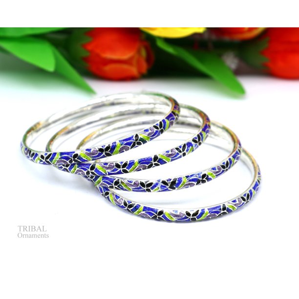 Traditional stylish Rajasthan handcrafted work meenakari 925