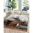 thumbnail image 3 of Cute Elephant Rug, Area Rug, Office Rug, Stair Rug, Hallway Rug, Animal Rug, Bathroom Rug, Large Rugs, Corridor Rugs, Decorative Rugs, 2.6'x9.2' - 80x280 cm, 3 of 8