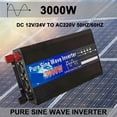 thumbnail image 3 of Pure Sine Wave Inverter 12V 24V 220 3000W 4000W Power Car Inverter 24V 220 Micro Inversor Voltage Solar Energy Converter DIY ,Wide Usage, 3 of 7