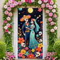 thumbnail image 5 of Colorful Floral Skeleton Banner Day of the Dead Mexican Decorations for Festival Celebration Party, 5 of 8