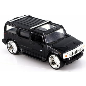 Hummer H2 ブラック 1/24ミニカー Hummer H2 SUV, Black - Jada 90403 - 1/24 Scale Diecast Model Toy