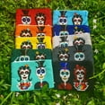 thumbnail image 3 of Day of the Dead Skeleton Couple Czech Glass Seed Beaded Coin Purse Zipper Pouch - Womens Fashion Handmade Bags Themed Travel Accessories, 3 of 4