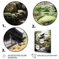 thumbnail image 3 of Designart "Zen Garden Asian Painting I" Asian Floater Framed Canvas Print, 3 of 7