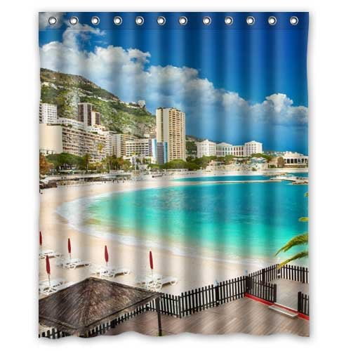 HelloDecor Monaco Houses Coast Sky Monte Carlo Palma Cities Shower