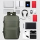thumbnail image 5 of Mochila De Compresión De Vacío De Gran Capacidad Con Bomba De Aire Para Negocios De Viajes, Correas De Hombro Ajustables De Compartimento De 15,6" De 15,6"., 5 of 7