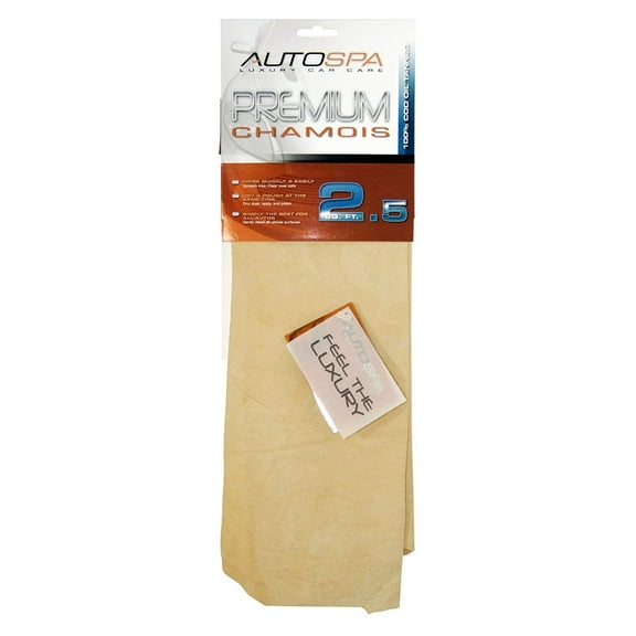Carrand 40201AS AutoSpa Genuine Full Skin Chamois, 2.5 sqft
