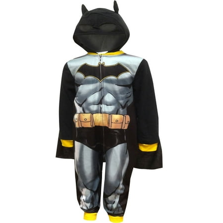 Batman boys' hooded costume fleece pajama blanket