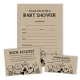 thumbnail image 4 of Inkdotpot Set Of 30Jungle Animals Rustic Baby Shower Invitations-Diaper Raffle Tickets And Baby Shower Book Request Cards Gender Neutral Invites Its A Boy Its A Girl, 4 of 8