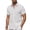 White, variant on Youclos Short Sleeve Linen Shirts for Men Casual Button Down Hawaiian Shirt