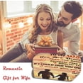 thumbnail image 6 of Yibo to My Wife Blanket Gifts for Wife Blanket from Husband Wife Gifts for Birthday Wedding Super Soft Blanket, 6 of 7