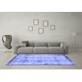 thumbnail image 3 of Ahgly Company Indoor Square Persian Blue Traditional Area Rugs, 6' Square, 3 of 4