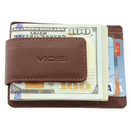 money leather wallet rfid magnetic pocket clip dialog displays option button additional opens zoom