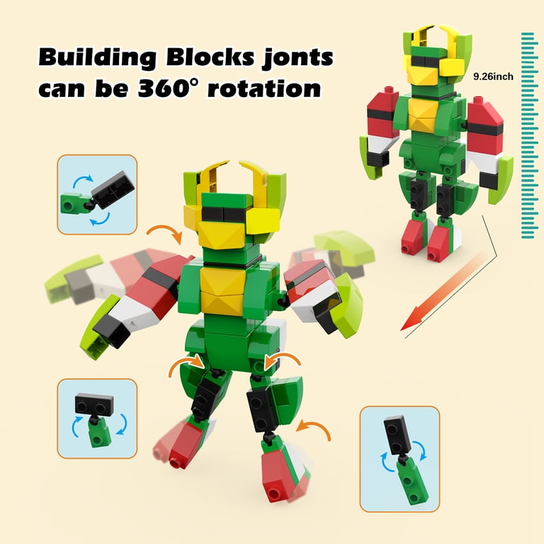209-Piece Building Blocks Set for Kids Ages 3-8 | 8-Color Toddler ...