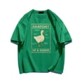 thumbnail image 5 of Goose Anatomy Funny Duck Graphic Gamer Retro Men's Black T-Shirt Gothic Men's T-Shirt Ullzang Street Plus Size Women's T-Shirt, 5 of 6