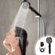 thumbnail image 1 of Ducha manual, ducha de alta presión, ducha de alta presión para agua dura, 8 modos de pulverización, luz de parada de agua de 8 etapas, tubería negra de zinc de 2 metros + base de Xiamen negra C, 1 of 9