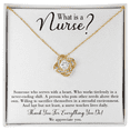 thumbnail image 3 of What is a Nurse Healthcare Medical Worker Nurse Appreciation Infinity Knot Necklace Message Card, 3 of 17