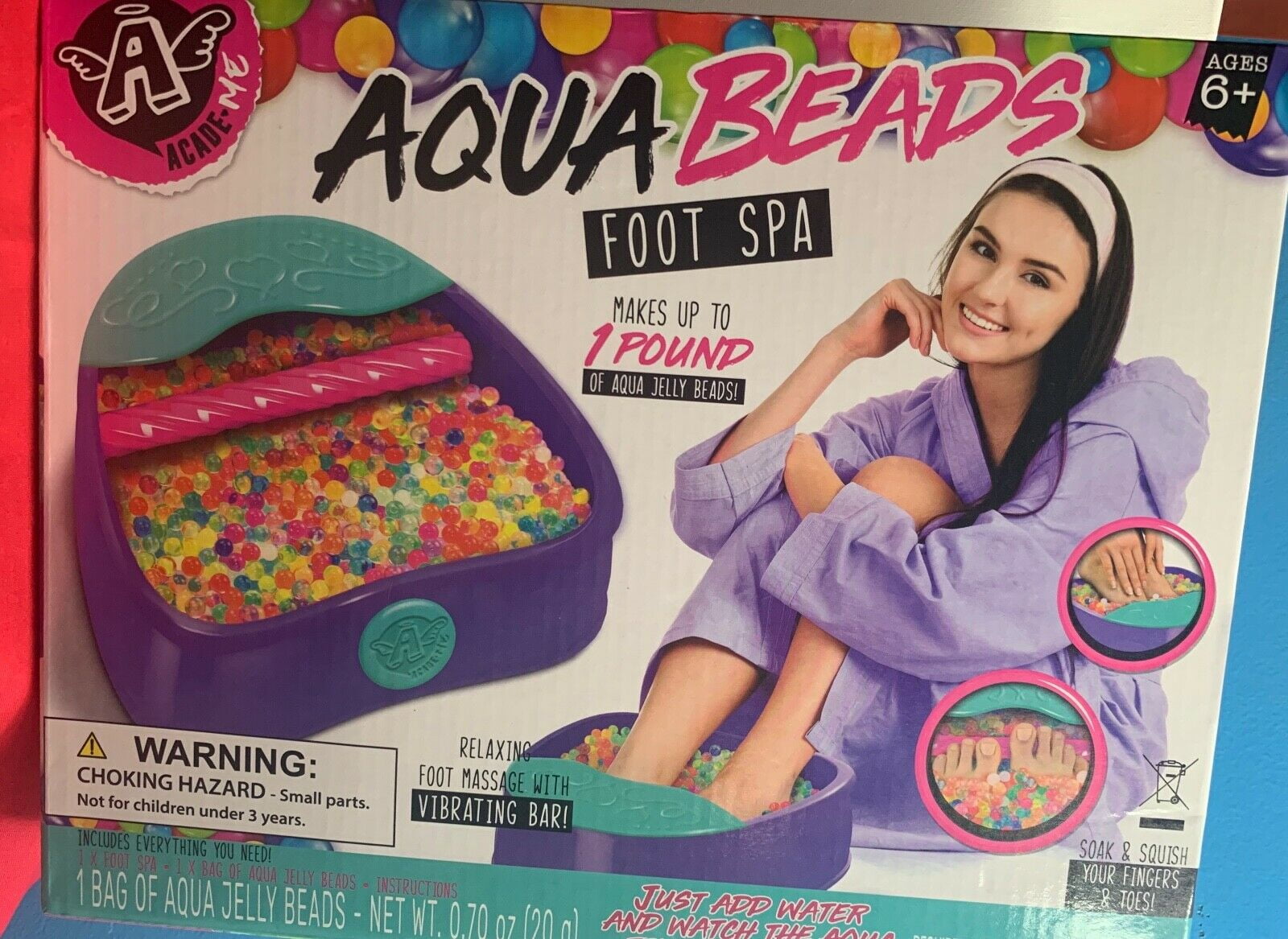 AQUA BEADS FOOT SPA RELAX SET AGES 6+