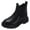 Black, variant on Youmylove Children Shoes Comfortable Soft Soled Short Boots Fashion Outdoor Warm Princess Leather Boots Child Lovely Footwear Walking
