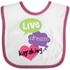 Inktastic Live Dream Kayaking Baby Bib Kayak Kayaker Water Sports Boating Gift