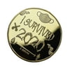 Souvenir Coin 2020 Copper Collectible Token Lucky Souvenir Coin with Storage Art Collection Gift No.01