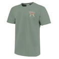 thumbnail image 2 of Women's  Light Green Oklahoma Sooners Christmas Tree Comfort Colors T-Shirt, 2 of 3