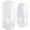 Clear, variant on PANA 100pcs Nail Replacement Tips For Flexible Nail Training Practice Hand - Natural (Tips Only)
