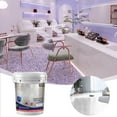 thumbnail image 5 of Decorative Color Sand Epoxy Paint , Louis Forest Epoxy Floor Paint, high-gloss marble effect epoxy floor coating, Non- Wear-Resistant Floors Paints for Indoor & Outdoor , Peach Blossom Red/1kg, 5 of 10