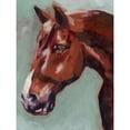 thumbnail image 3 of Parker, Jennifer Paxton 15x18 Black Modern Framed Museum Art Print Titled - Paint by Number Horse I, 3 of 5