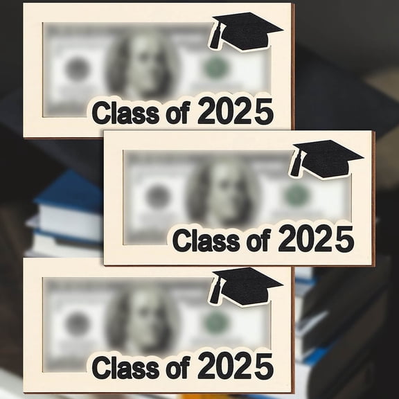 Personalized Graduation Wallet 2025 | Custom Engraved Cash Clip Wallet • Slim Leather Money Holder • Durable Card Organizer Gift • Achievements Keepsake for Graduates