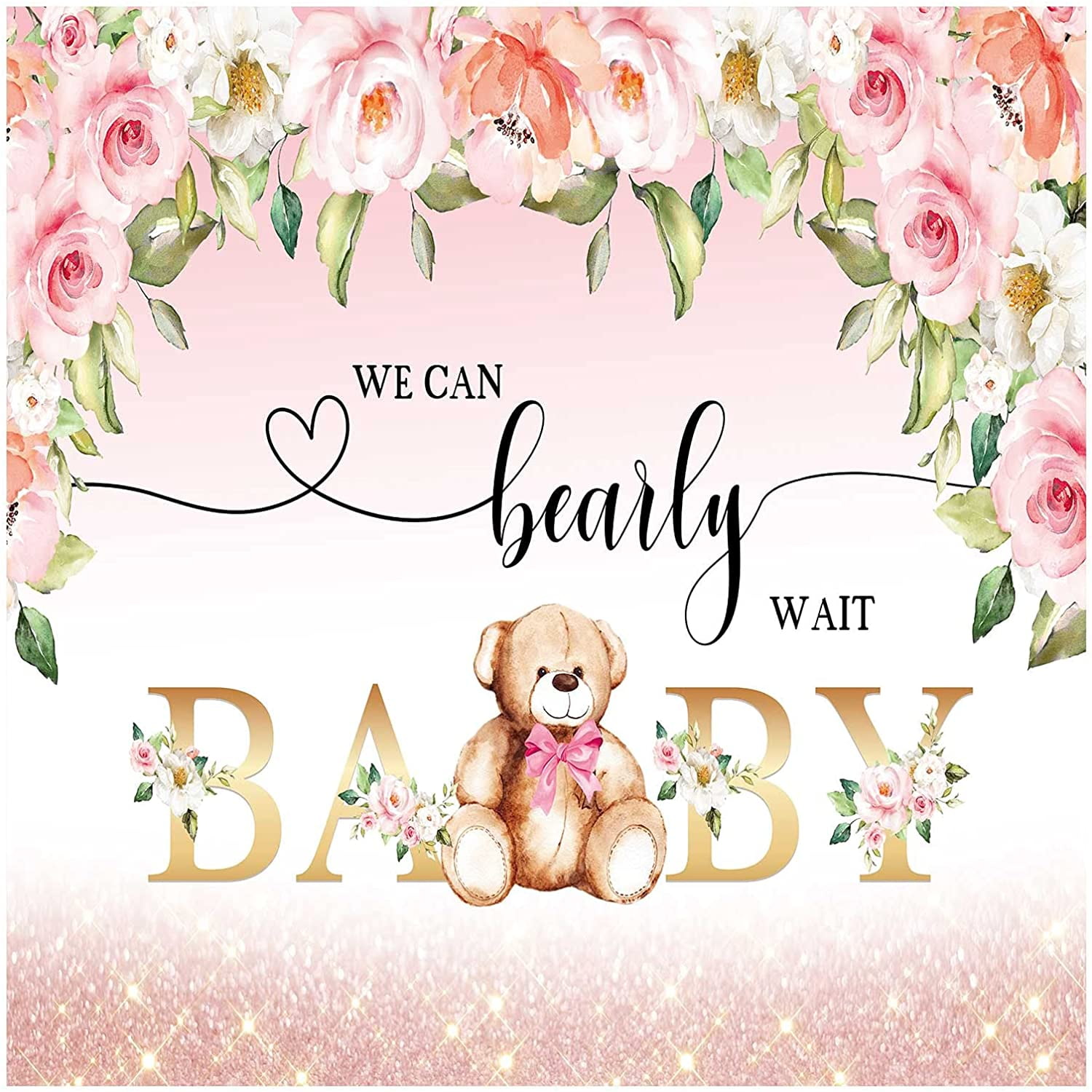 Photo Backgrounds Baby Pink Baby Photography Background Green Leaves Board Decor for Photophone Birthday Photo Studio-8x6ft