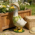thumbnail image 3 of Porch Goose Outfit Set for 23 Inch Decorative Goose Figurine Includes Sun Hat and Triangle Scarf Suitable for Outdoor Holiday Display, 3 of 7