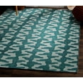 thumbnail image 2 of Linon Outdoor Washable Area Rug Collection, Aqua and Green, 5' x 7', 2 of 8