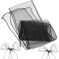 thumbnail image 1 of HEALEEP 10Ud Fajas De Organza Negras Para Sillas Con Brillo Para Decorar Bodas Y Fiestas, 1 of 6