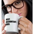 thumbnail image 2 of 3drose, Best Accountant Ever - Bold Black Text - Fun Work and Job Pride Gifts, 15oz Mug, 2 of 6