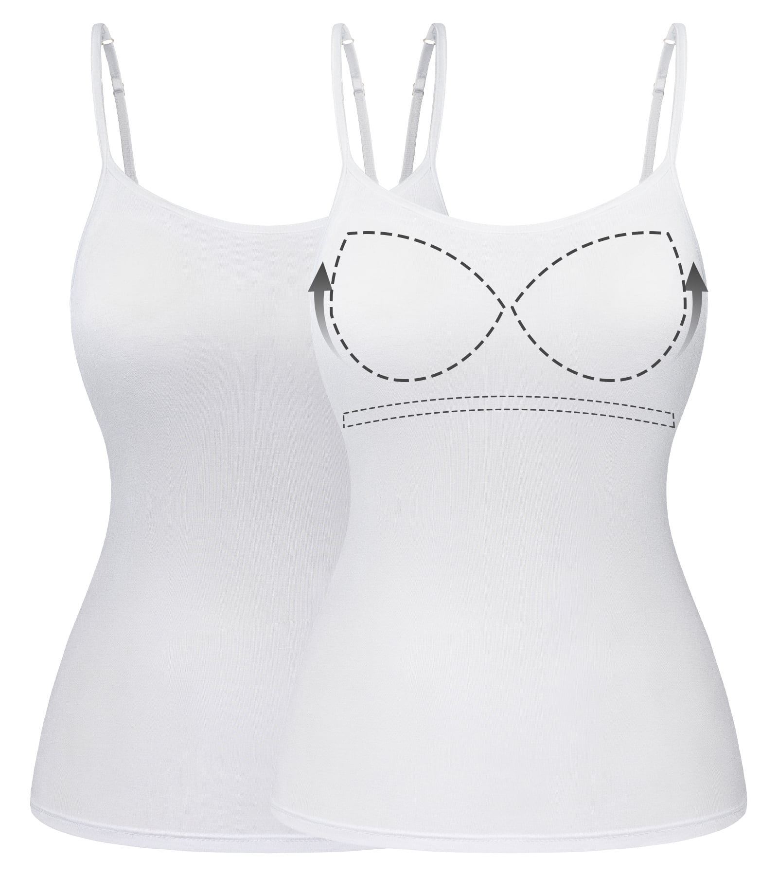 トップス THEREDTHREAD  S cross camisole curve THEREDTHREAD / ザレッドスレッド】S cross camisole curve