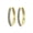Yellow Gold, variant on 1 Carat Platinum Classic Elegant Hoop LAB GROWN Diamond Earrings Ultra Premium Collection (D-F Color, VS2-SI1 Clarity)