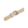 thumbnail image 3 of INSPIRE CHIC Unisex Canvas Web Belt with Metal Slide Buckle Width 1 1/2" Khaki - Flat Buckle, 3 of 5