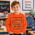 thumbnail image 2 of JIAYUE Boys Crew Neck Sweatshirt Dinosaur Alphabet Graphic Print Long Sleeve Pullover Tops for Fall Workout Wear,13-14 Years, 2 of 4